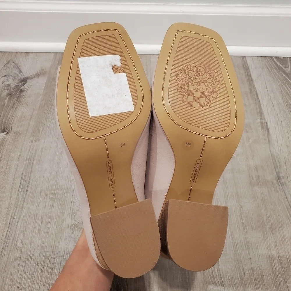 Vince Camuto Nahara Beige Suede Lace-up Sandal Size 6
